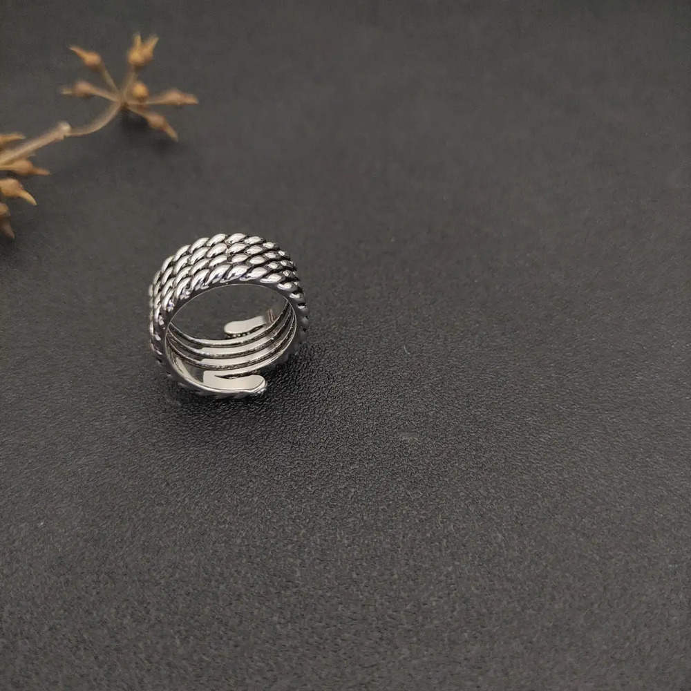 David Yurman diamond-studded button ring - Picture 6 of 7